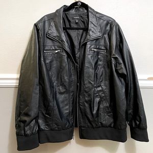Torrid bomber style soft faux leather jacket